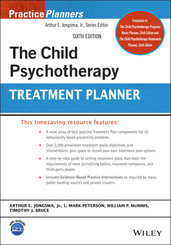 The Child Psychotherapy Treatment Planner (PracticePlanners) book cover by Arthur E. Jongsma, Jr., L. Mark Peterson, William P. McInnis, Timothy J. Bruce