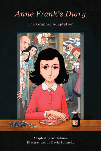 Anne Frank's Diary: The Graphic Adaptation (Pantheon Graphic Library) book cover by 