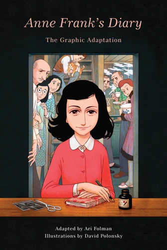 Anne Frank's Diary: The Graphic Adaptation (Pantheon Graphic Library) book cover by 