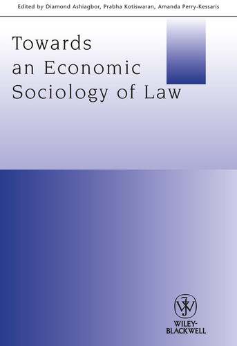 Towards an Economic Sociology of Law (Journal of Law and Society Special Issues) book cover by 