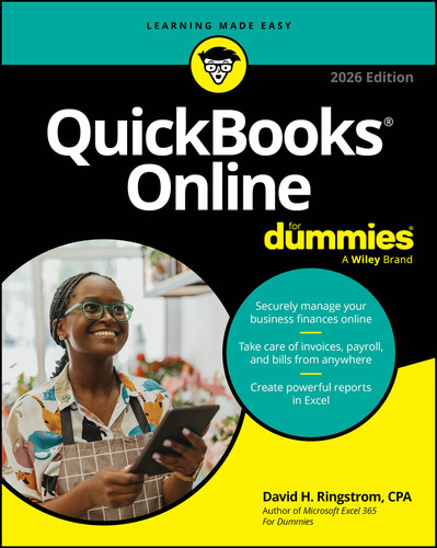 QuickBooks Online For Dummies, 2026 Edition book cover by David H. Ringstrom
