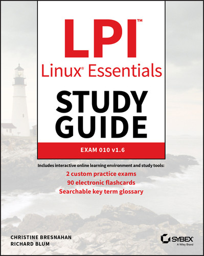 LPI Linux Essentials Study Guide: Exam 010 v1.6 book cover by Christine Bresnahan, Richard Blum