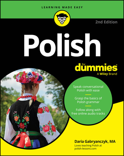 Polish For Dummies book cover by Daria Gabryanczyk