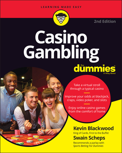 Casino Gambling For Dummies book cover by Kevin Blackwood, Swain Scheps
