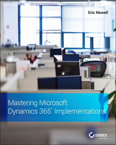 Mastering Microsoft Dynamics 365 Implementations book cover by Eric Newell