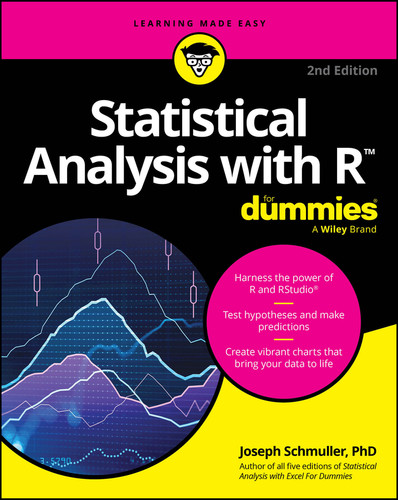 Statistical Analysis with R For Dummies book cover by Joseph Schmuller