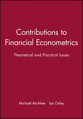 Contributions to Financial Econometrics: Theoretical and Practical Issues (Surveys of Recent Research in Economics) book cover by 