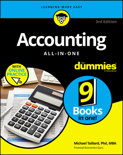 Accounting All-in-One For Dummies (+ Videos and Quizzes Online) book cover by Michael Taillard, Joseph Kraynak, Kenneth W. Boyd