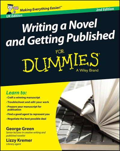 Writing a Novel and Getting Published For Dummies UK book cover by George Green, Lizzy Kremer