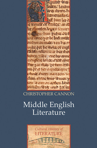 Middle English Literature (Cultural History of Literature) book cover by Christopher Cannon