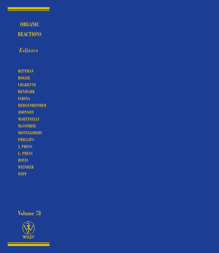 Organic Reactions, Volume 78 (Organic Reactions) book cover by 
