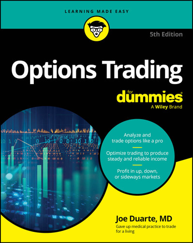 Options Trading For Dummies book cover by Joe Duarte