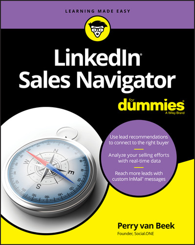 LinkedIn Sales Navigator For Dummies book cover by Perry van Beek