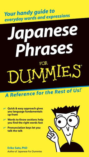 Japanese Phrases For Dummies book cover by 