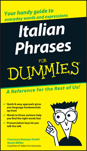 Italian Phrases For Dummies book cover by 
