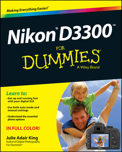 Nikon D3300 For Dummies book cover by Julie Adair King