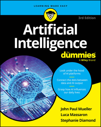 Artificial Intelligence For Dummies book cover by John Paul Mueller, Luca Massaron, Stephanie Diamond