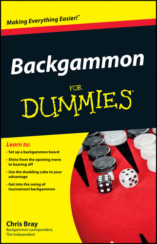 Backgammon For Dummies book cover by Chris Bray