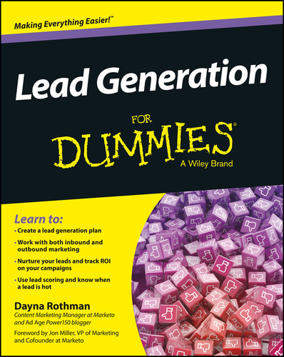 Lead Generation For Dummies book cover by Dayna Rothman