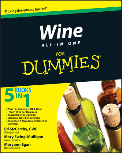 Wine All-in-One For Dummies book cover by Ed McCarthy, Mary Ewing-Mulligan, Maryann Egan