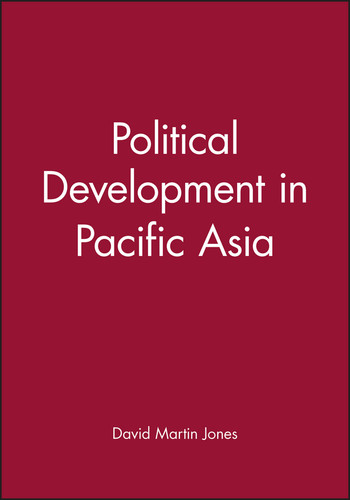 Political Development in Pacific Asia book cover by David Martin Jones