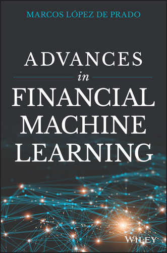 Advances in Financial Machine Learning book cover by Marcos Lopez de Prado