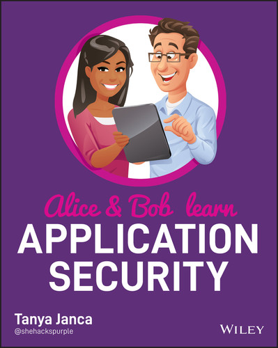 Alice and Bob Learn Application Security book cover by Tanya Janca