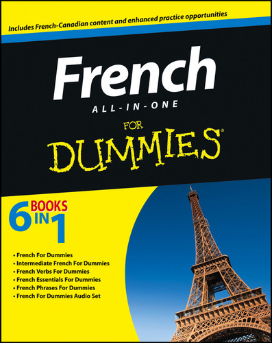 French All-in-One For Dummies, with CD book cover by The Experts at Dummies