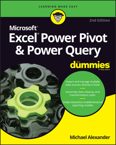 Excel Power Pivot & Power Query For Dummies book cover by Michael Alexander