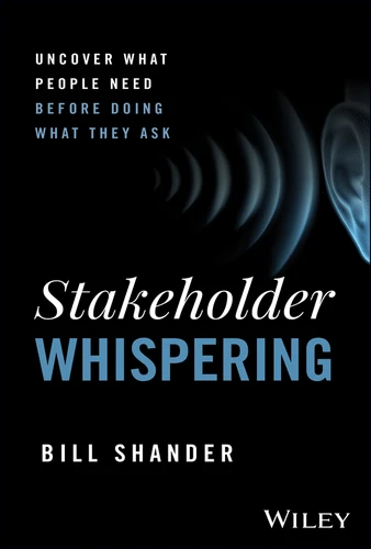Stakeholder Whispering: Uncover What People Need Before Doing What They Ask book cover by Bill Shander