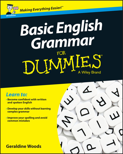 Basic English Grammar For Dummies, UK Edition book cover by Geraldine Woods