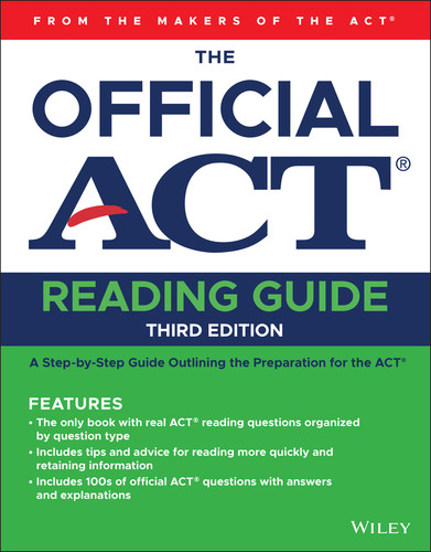 The Official ACT Reading Guide book cover by ACT
