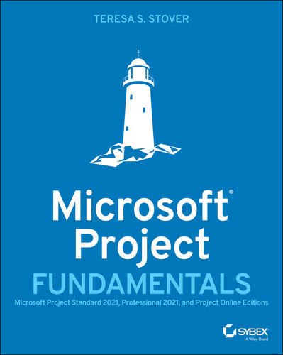 Microsoft Project Fundamentals: Microsoft Project Standard 2021, Professional 2021, and Project Online Editions book cover by Teresa S. Stover