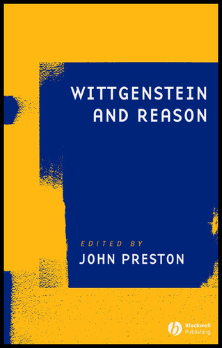 Wittgenstein and Reason (Ratio Special Issues) book cover by 