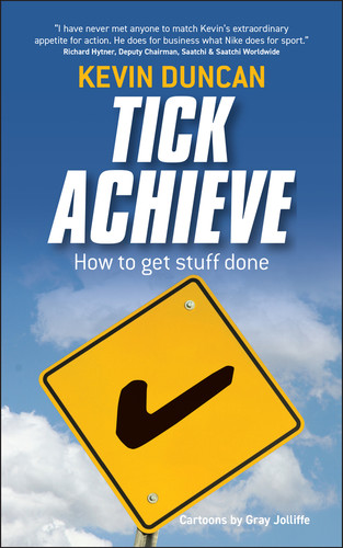 Tick Achieve: How to Get Stuff Done book cover by Kevin Duncan