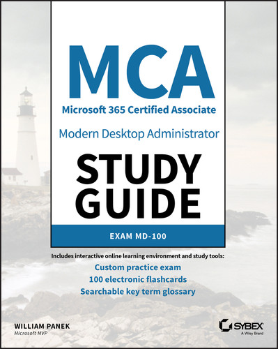 MCA Modern Desktop Administrator Study Guide: Exam MD-100 book cover by William Panek