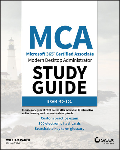 MCA Modern Desktop Administrator Study Guide: Exam MD-101 book cover by William Panek