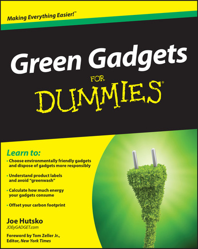 Green Gadgets For Dummies book cover by Joe Hutsko