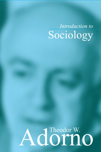 Introduction to Sociology book cover by Theodor W. Adorno