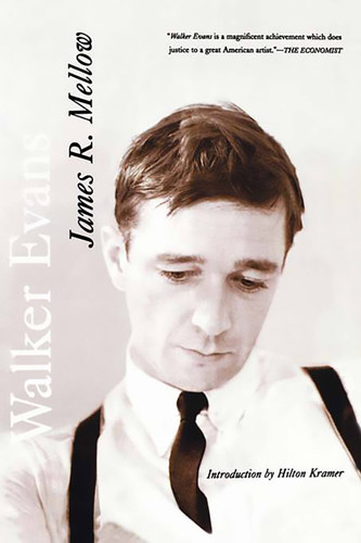 Walker Evans book cover by James R. Mellow