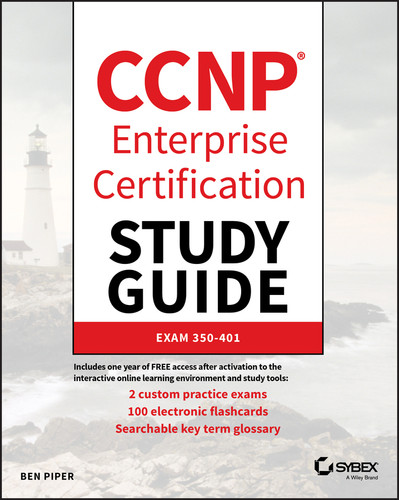 CCNP Enterprise Certification Study Guide: Implementing and Operating Cisco Enterprise Network Core Technologies: Exam 350-401 book cover by Ben Piper