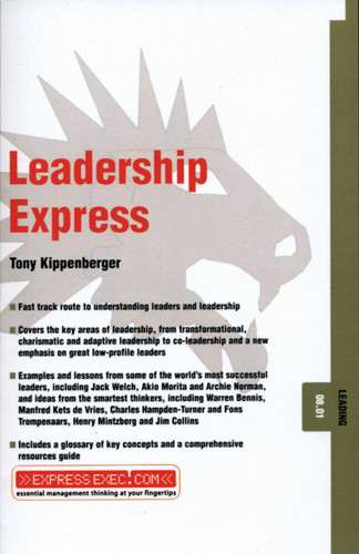 Leadership Express: Leading 08.01 (Express Exec) book cover by Tony Kippenberger