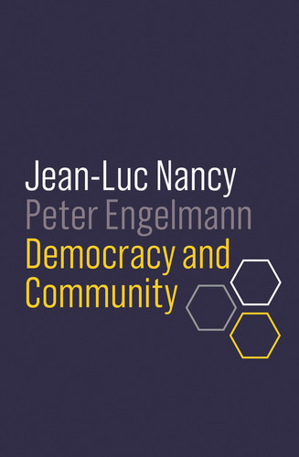 Democracy and Community book cover by Jean-Luc Nancy, Peter Engelmann
