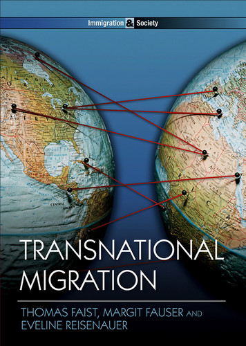 Transnational Migration (Immigration and Society) book cover by Thomas Faist, Margit Fauser, Eveline Reisenauer