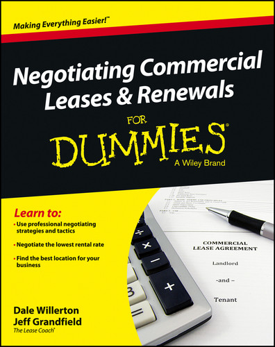 Negotiating Commercial Leases & Renewals For Dummies book cover by Dale Willerton, Jeff Grandfield