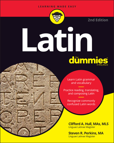 Latin For Dummies book cover by Clifford A. Hull, Steven R. Perkins