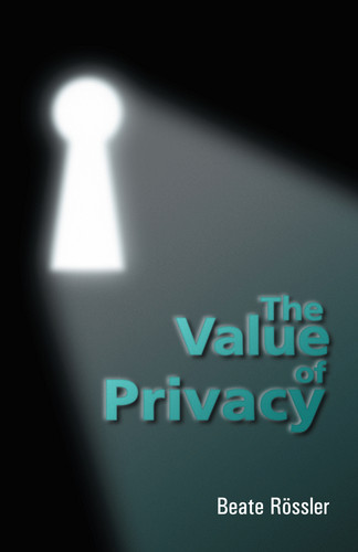 The Value of Privacy book cover by Beate Roessler