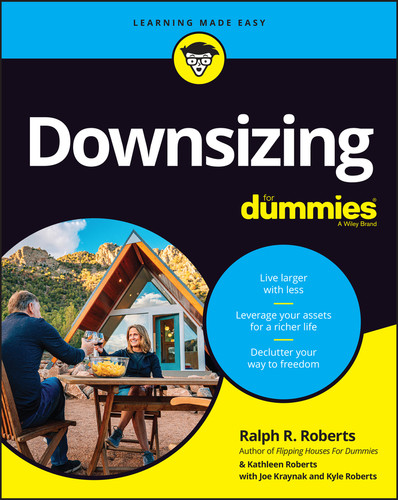 Downsizing For Dummies book cover by Ralph R. Roberts, Kathleen Roberts, Joseph Kraynak, Kyle Roberts