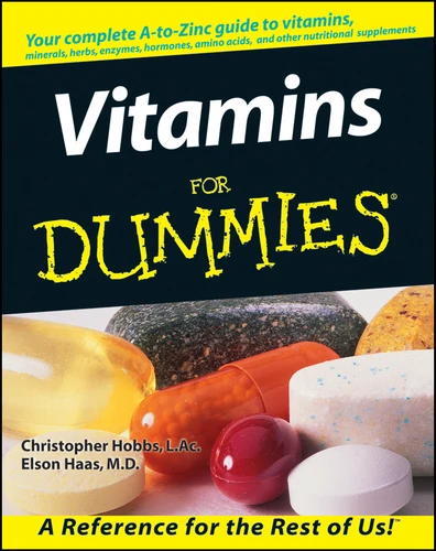 Vitamins For Dummies book cover by Christopher Hobbs, Elson Haas