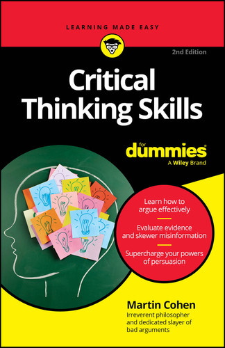 Critical Thinking Skills For Dummies book cover by Martin Cohen
